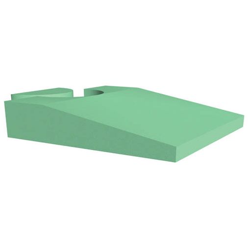 Coated Perineal Endovaginal/Transvaginal Ultrasound Wedge Sponge (Non-Stealth)