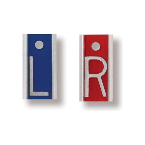 Aluminum Vertical Embedded Markers Size: 3/4″ x 1-3/8″D x 7/64″