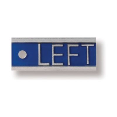 Aluminum Horizontal Embedded Markers, no initials