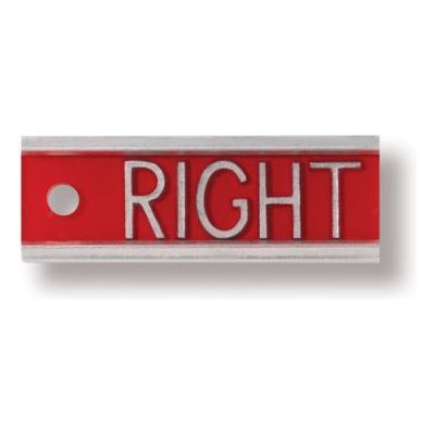Aluminum Horizontal Embedded Markers, no initials