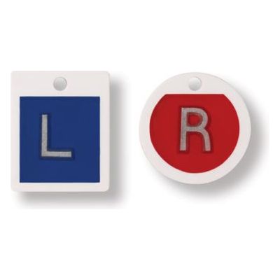 Plastic Mixed Pair of Embedded Right and Left Markers
