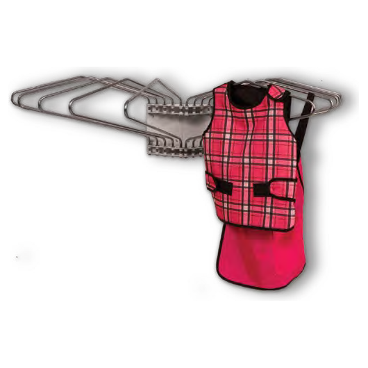 Wall Mount Swing Arm Apron Rack