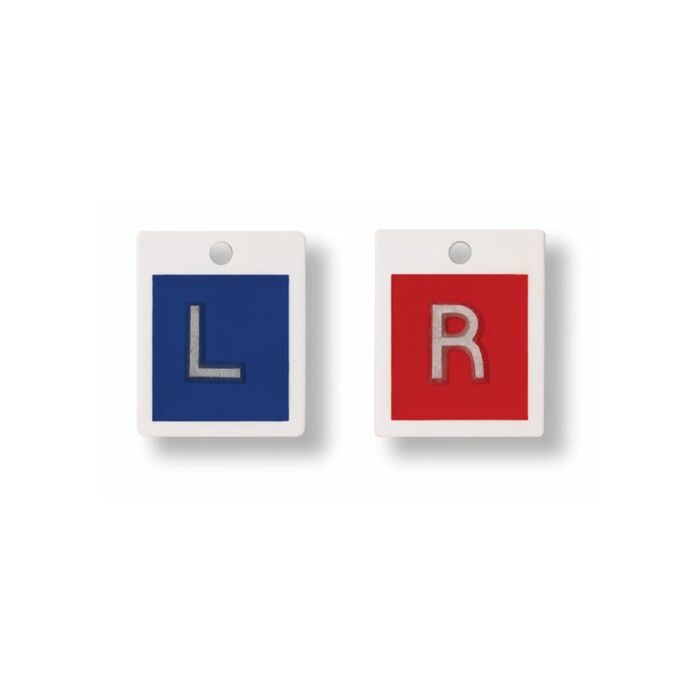 Plastic Embedded Left and Right Markers