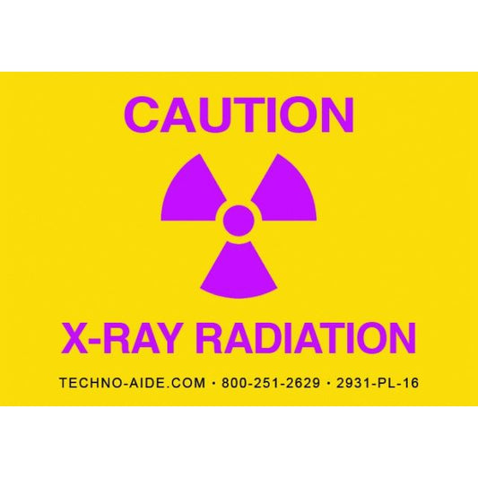 "Caution X-Ray Radiation" Room Sign