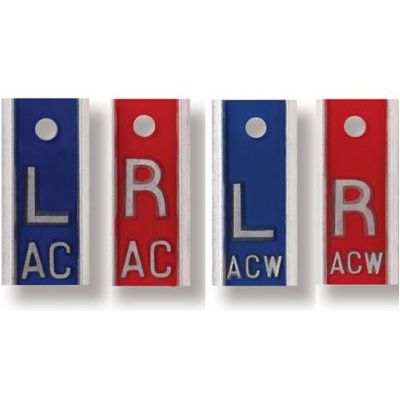 Aluminum Vertical Embedded Markers w/ 1-3 Initials