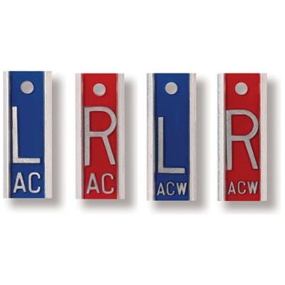 Aluminum Vertical Embedded Markers w/ 1-3 Initials